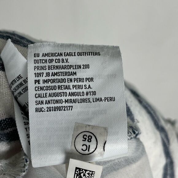 American Eagle Outfitter’s Linen Blend Stripe Wide Leg Pant - Women’s SP - Picture 8 of 9